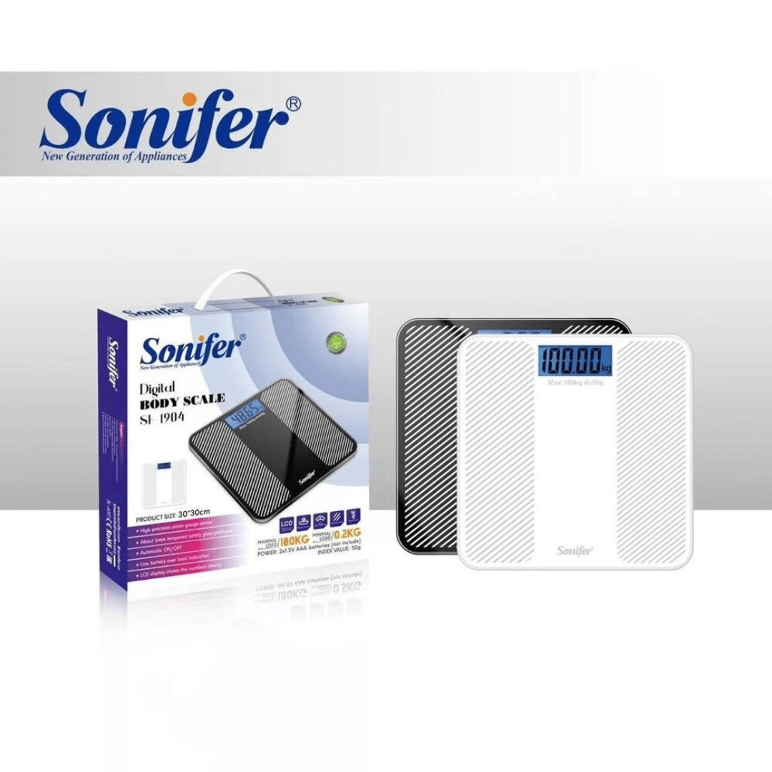 Sonifer Kitchen Appliances Sonifer Digital Body Weighing Scale 30x30cm - SF-1904