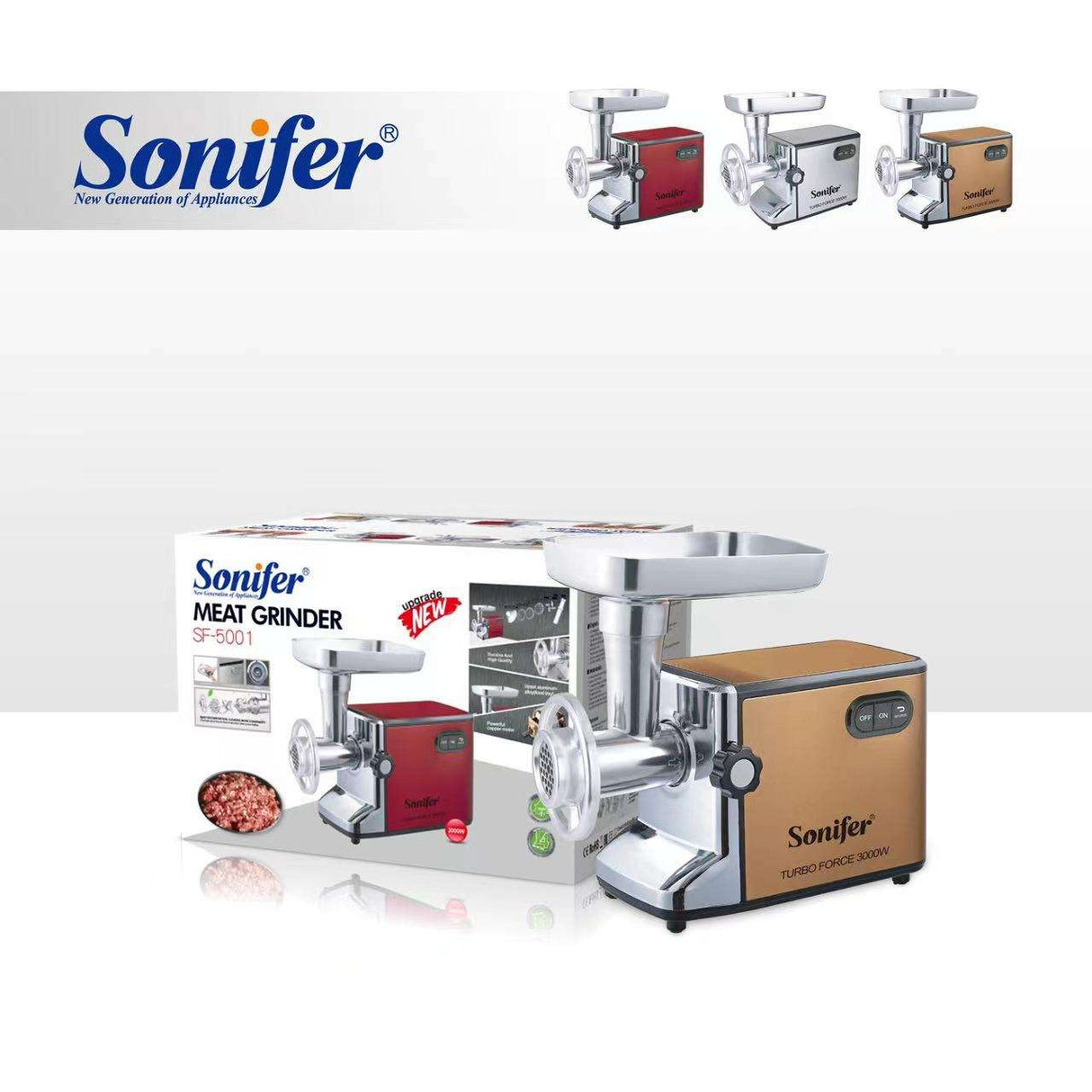 Sonifer Kitchen Appliances Sonifer Meat Grinder 3000W - SF-5001