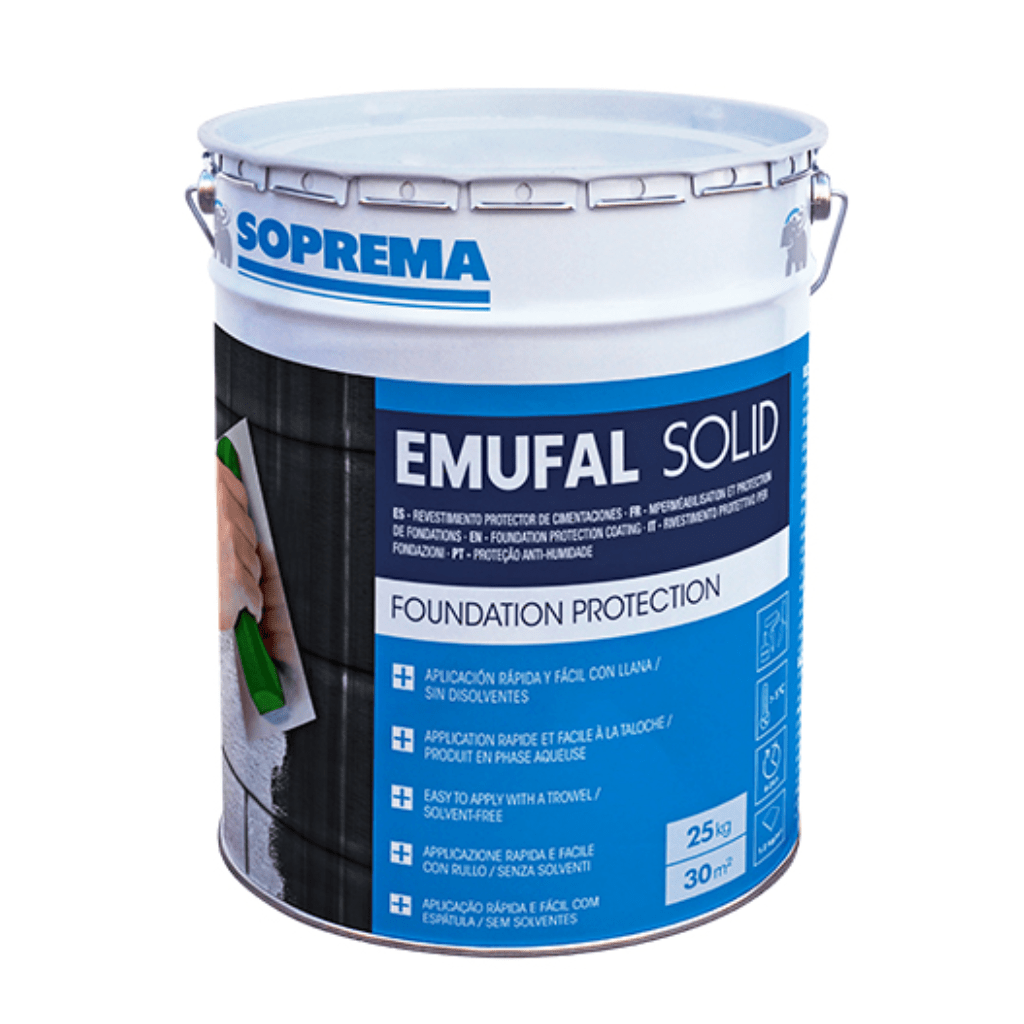 Soprema Waterproofing Products Soprema Emufal Solid Foundation Protection - 25kg