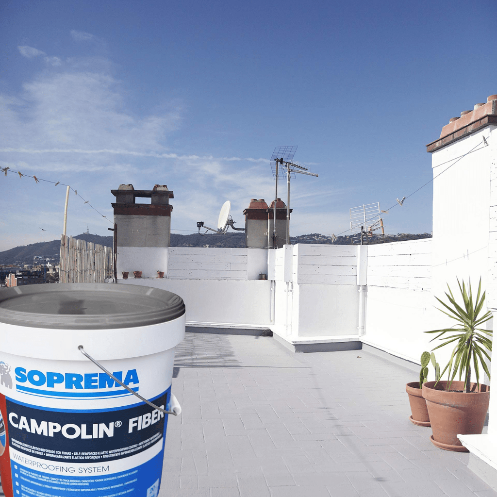 Soprema Adhesives & Tapes Soprema Grey Campoline Fiber - 5kg/20kg