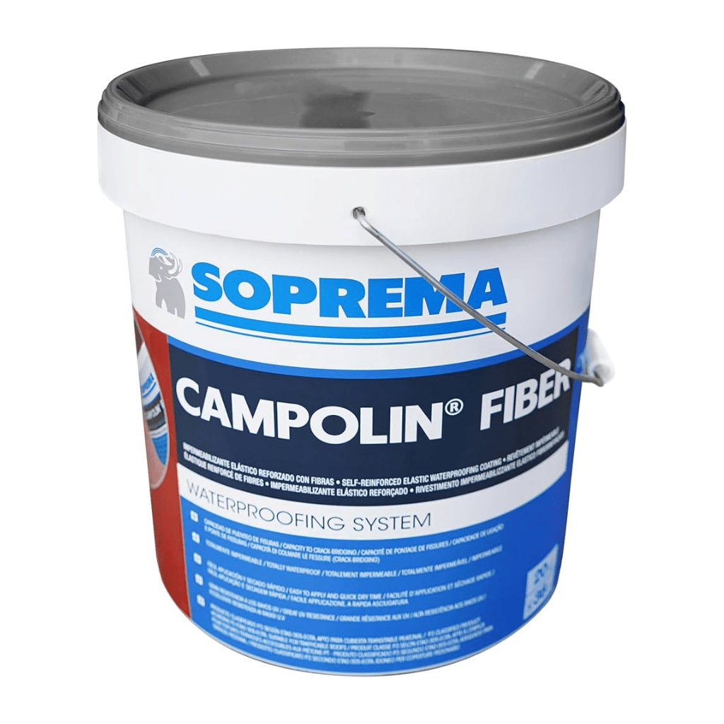 Soprema Adhesives & Tapes Soprema Grey Campoline Fiber - 5kg/20kg