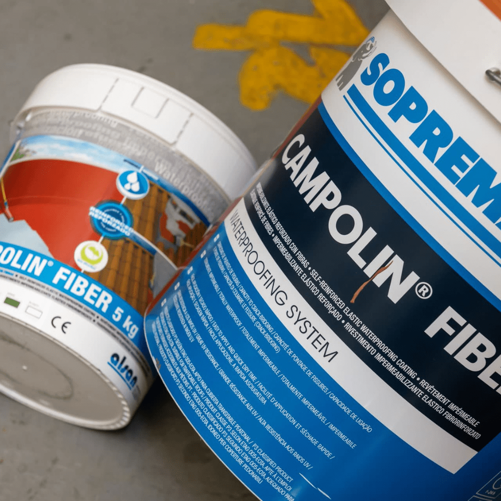 Soprema Adhesives & Tapes Soprema Red Campoline Fiber - 5kg/20kg