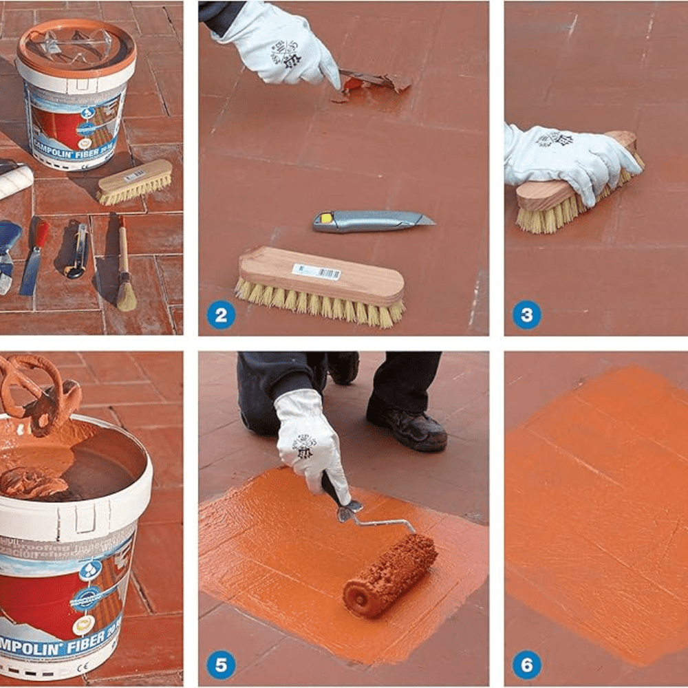 Soprema Adhesives & Tapes Soprema Red Campoline Fiber - 5kg/20kg