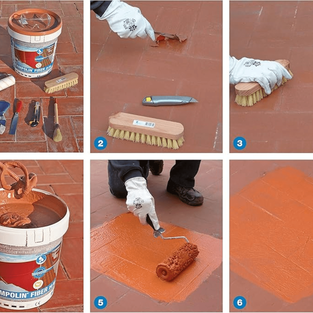 Soprema Adhesives & Tapes Soprema Red Campoline Fiber - 5kg/20kg