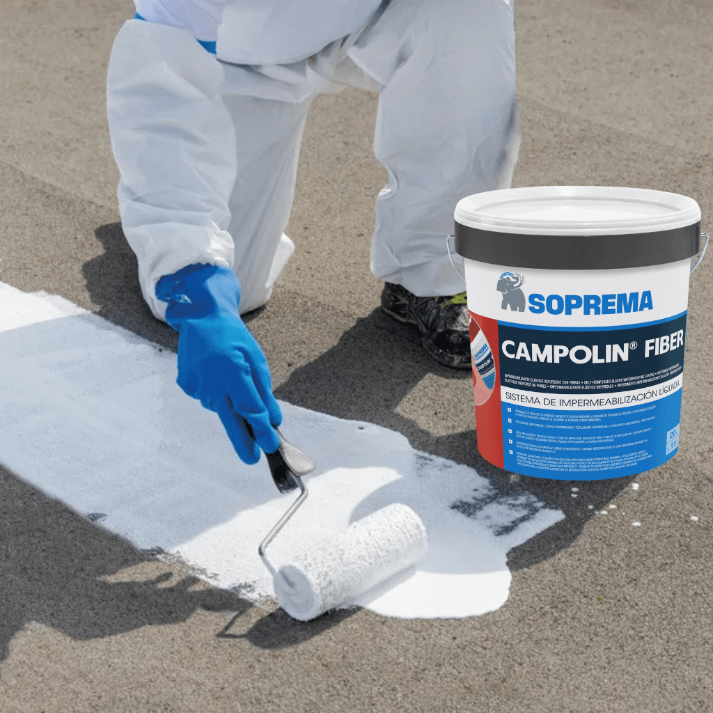 Soprema Adhesives & Tapes Soprema White Campoline Fiber - 5kg/20kg