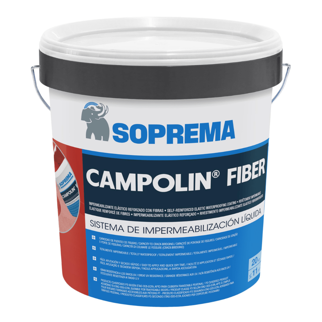 Soprema Adhesives & Tapes Soprema White Campoline Fiber - 5kg/20kg