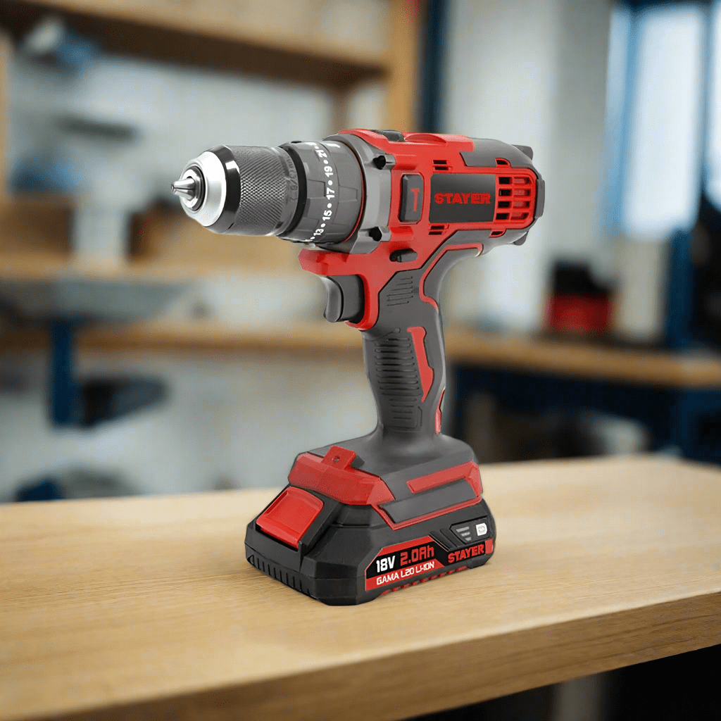 Stayer Drill Stayer Lithium-Ion Impact Cordless Drill 30Nm With 2.0Ah 18V Battery - PB18L2022