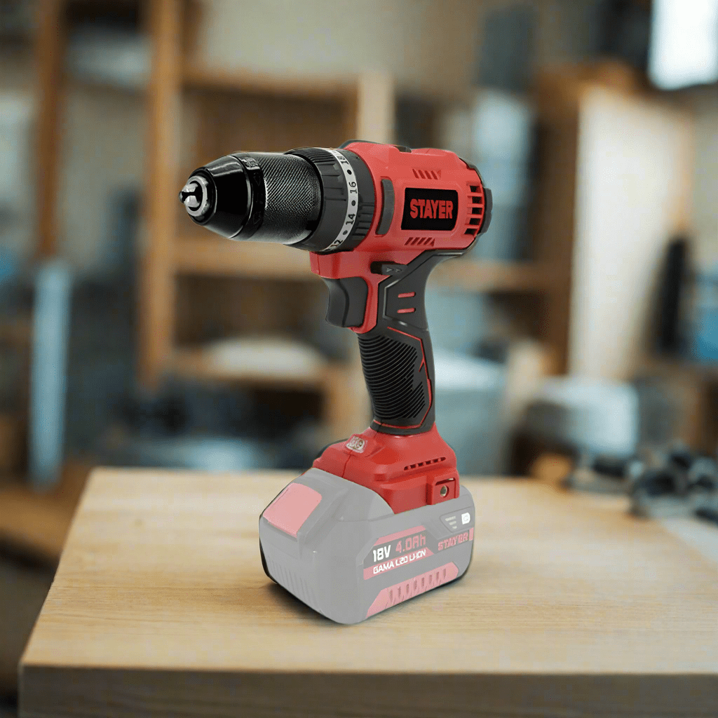 Stayer Drill Stayer Lithium-Ion Impact Cordless Drill 50Nm With 2.0Ah 18V Battery - PBL50L2022PK