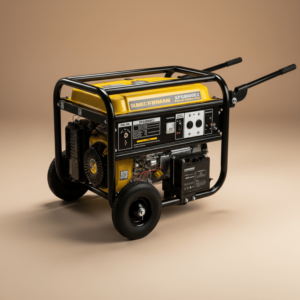 Sumec Firman Generator Firman 5.5KW Single Phase Gasoline Generator with Electric Start – SPG8000E2