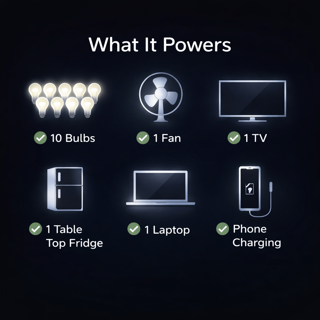 Supply Master Solar Power Systems 500VA System Solar Power Package