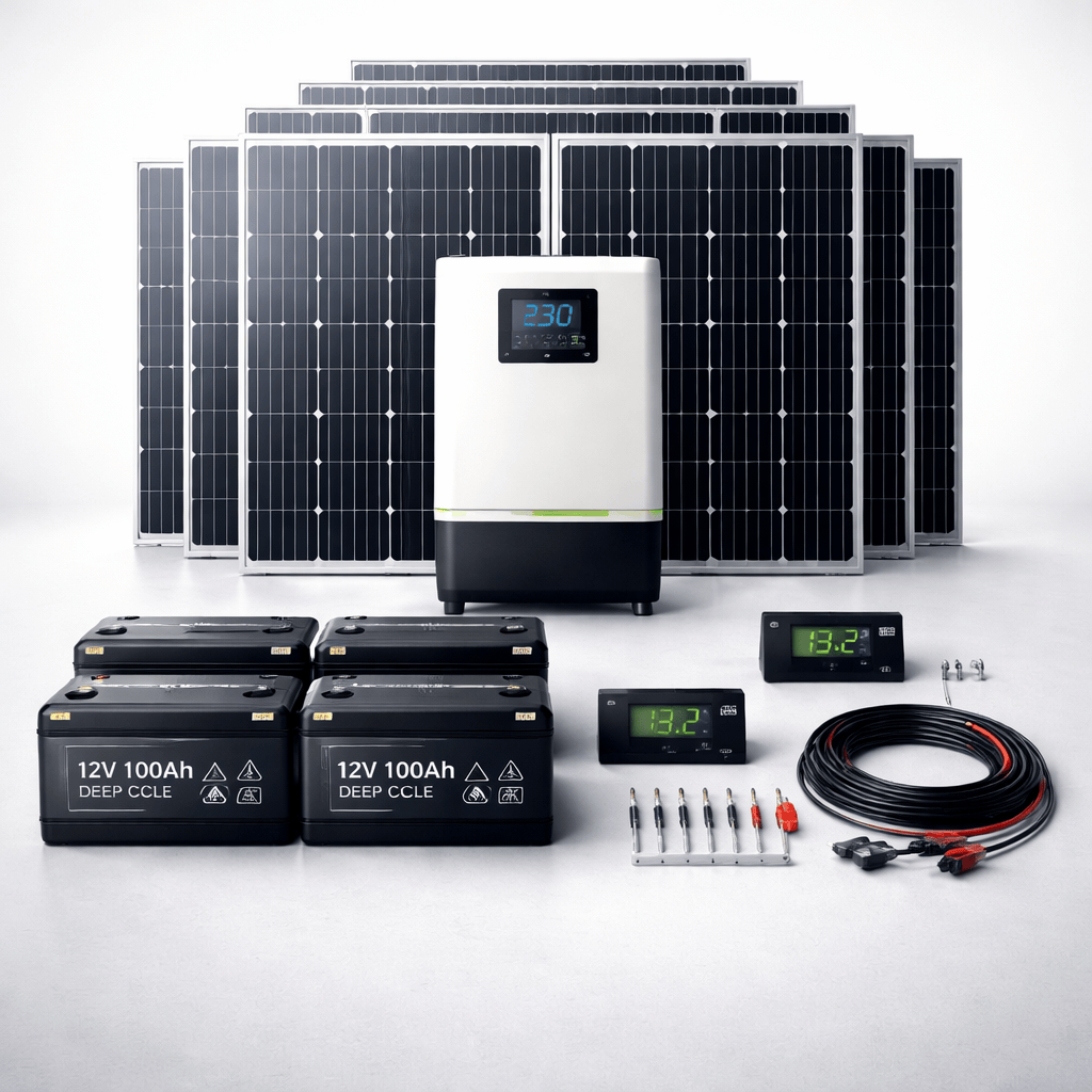 Supply Master Solar Power Systems 800VA System Solar Power Package
