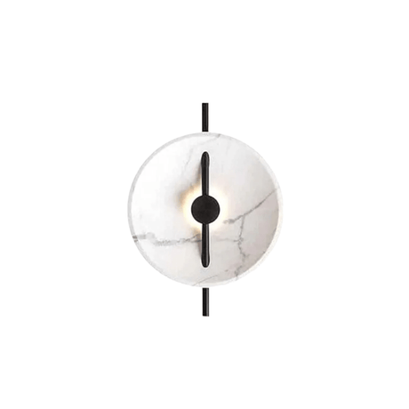 Supply Master Wall & Sconce Lights Creative Nordic Style LED Wall Mounted Round Marble Wall Lamp