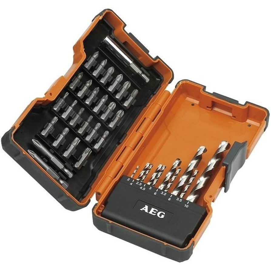 AEG 35 Pieces Screwdriver & Drill Bit (Model 4932352249) - Versatile Accessories for Your Power Tools | Supply Master Screwdriver Bits Buy Tools hardware Building materials