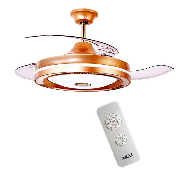 Akai 42" Foldable Ceiling Fan With Bluetooth 75W - EF086A-42BT | Supply Master | Accra, Ghana Fan & Cooler Buy Tools hardware Building materials