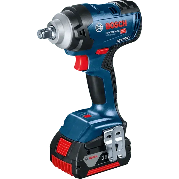 Bosch 1/2" Cordless Impact Driver/Wrench 18V 5.0Ah with Two Batteries - GDS180-400 | Supply Master Accra, Ghana Drill Buy Tools hardware Building materials