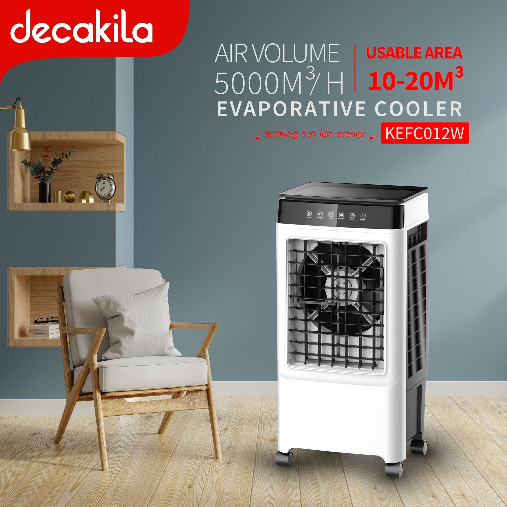 Buy Decakila Air Cooler 130W - KEFC012W in Ghana | Supply Master Fan & Cooler Buy Tools hardware Building materials