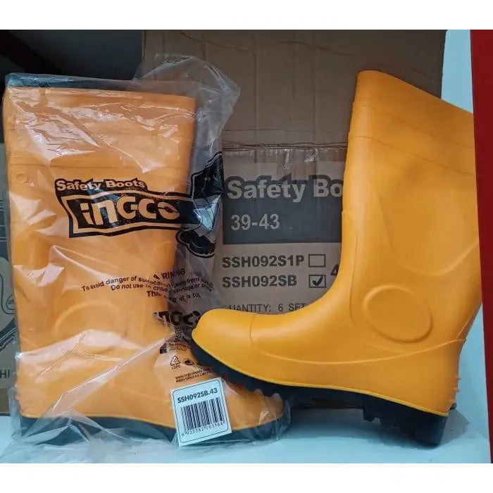 Ingco Safety Rain Boots - SSH092SB | Supply Master | Accra, Ghana Boots & Footwear Buy Tools hardware Building materials