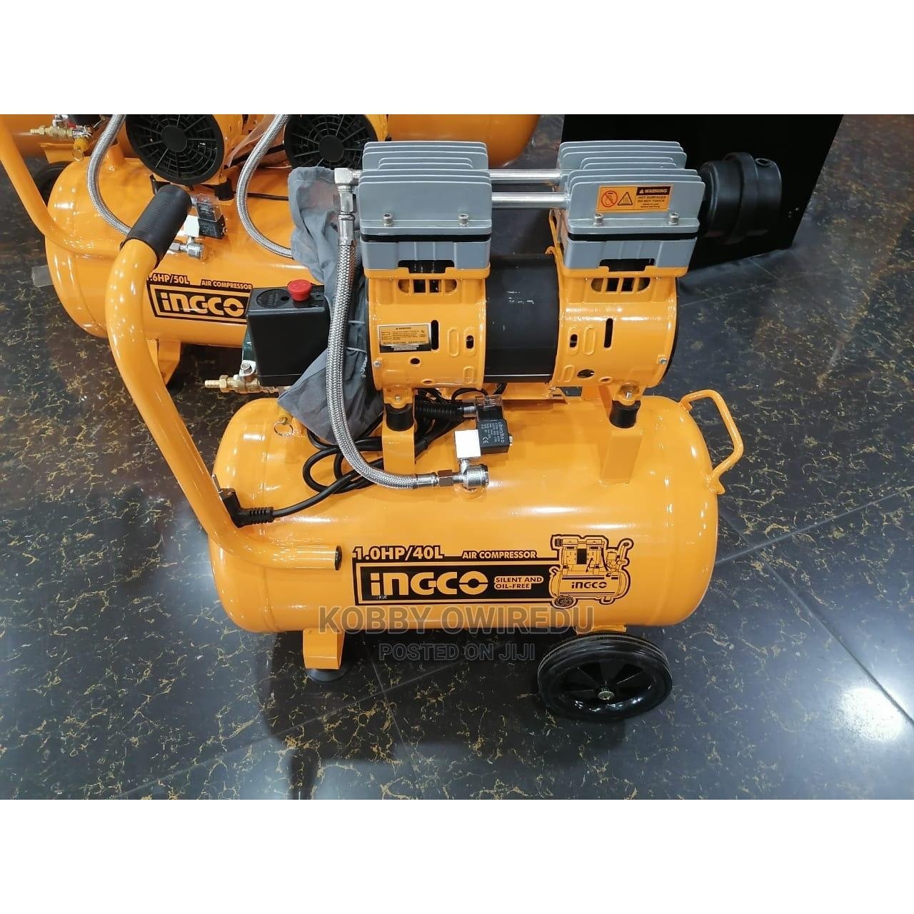 Ingco Silent And Oil Free Air Compressor 1.0HP 40L - ACS175406 | Supply Master | Accra, Ghana Compressor & Air Tool Accessories Buy Tools hardware Building materials