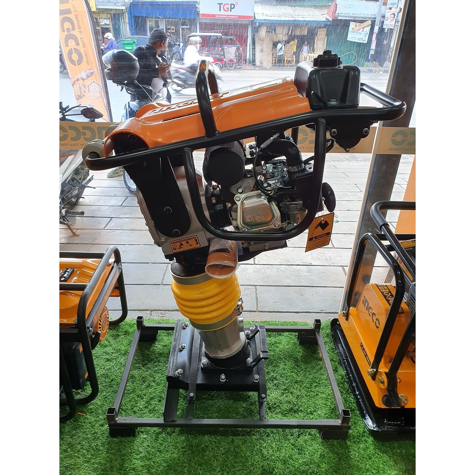 Ingco Gasoline Tamping Rammer 6.5HP - GRT75-2 | Supply Master | Accra, Ghana Construction Equipment Buy Tools hardware Building materials