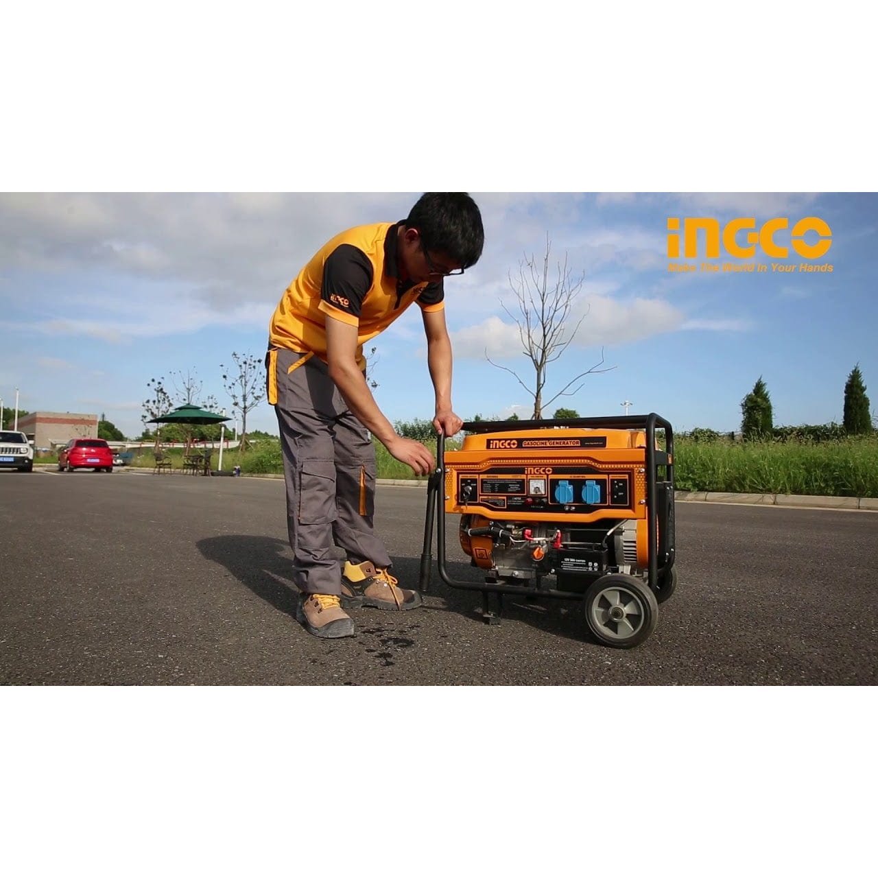 Ingco Gasoline Generator 5.5KW - GE55003 - Buy Online in Accra, Ghana at Supply Master Generator Buy Tools hardware Building materials