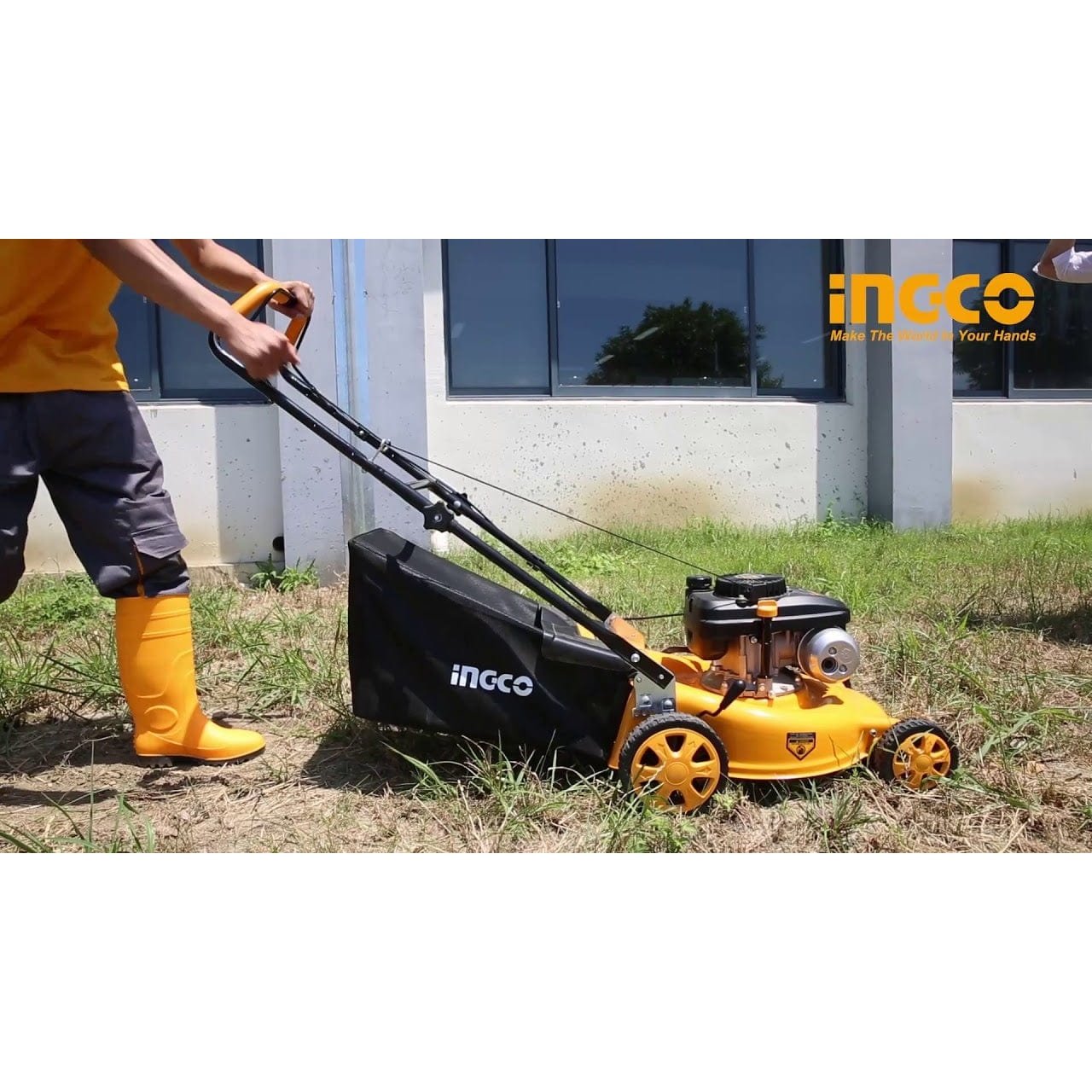 Ingco Gasoline Lawn Mower 4HP 3.0kW - GLM141181 - Buy Online in Accra, Ghana at Supply Master Lawn Mower Buy Tools hardware Building materials