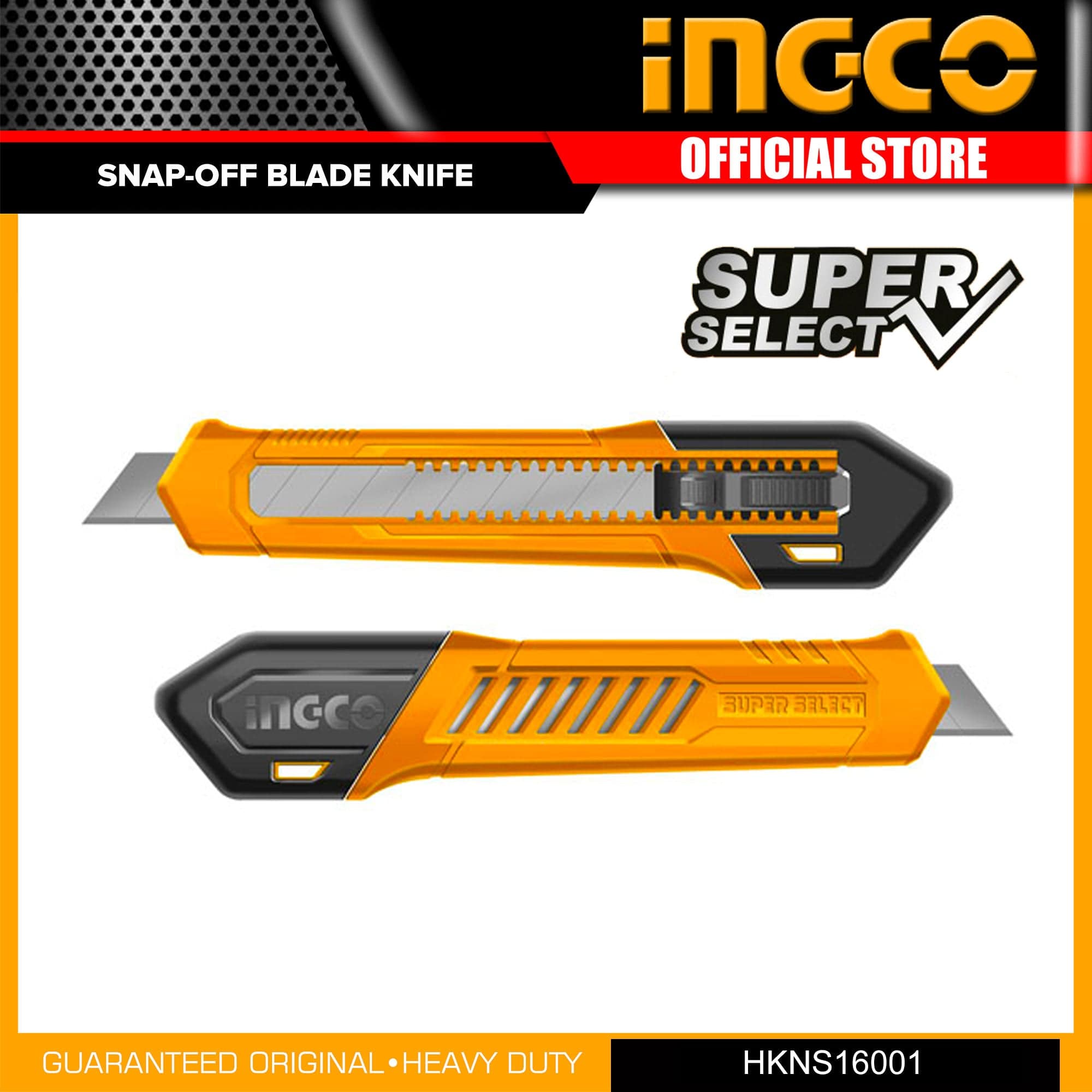 Ingco 18mm Snap-off Blade Knife HKNS16001 | Supply Master Accra, Ghana Multi Tools & Knives Buy Tools hardware Building materials