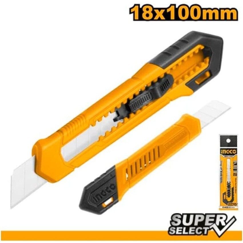 Ingco 18mm Snap-off Blade Knife HKNS16001 | Supply Master Accra, Ghana Multi Tools & Knives Buy Tools hardware Building materials