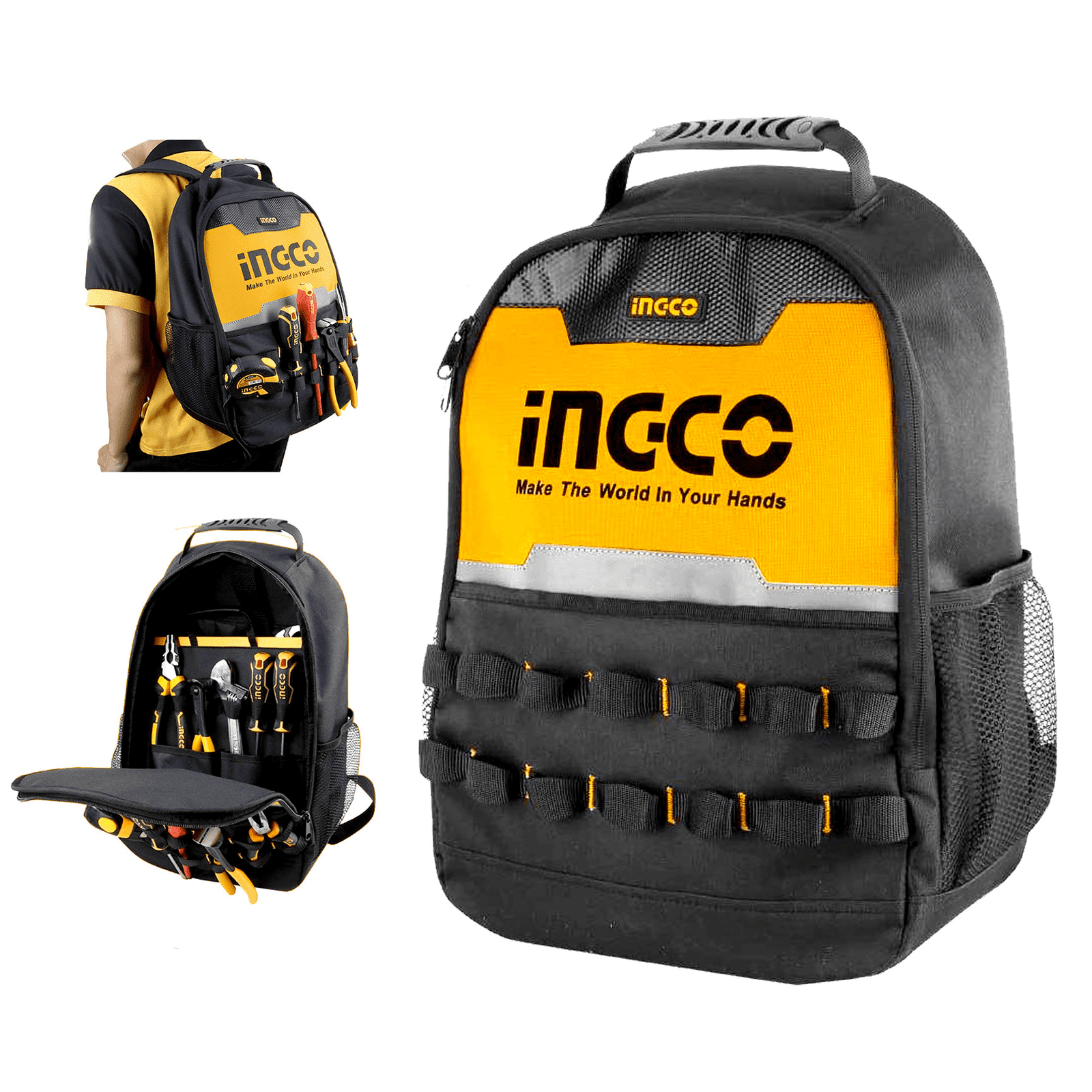 Ingco Tools Backpack - HBP0101 | Supply Master | Accra, Ghana Tool Boxes Bags & Belts Buy Tools hardware Building materials