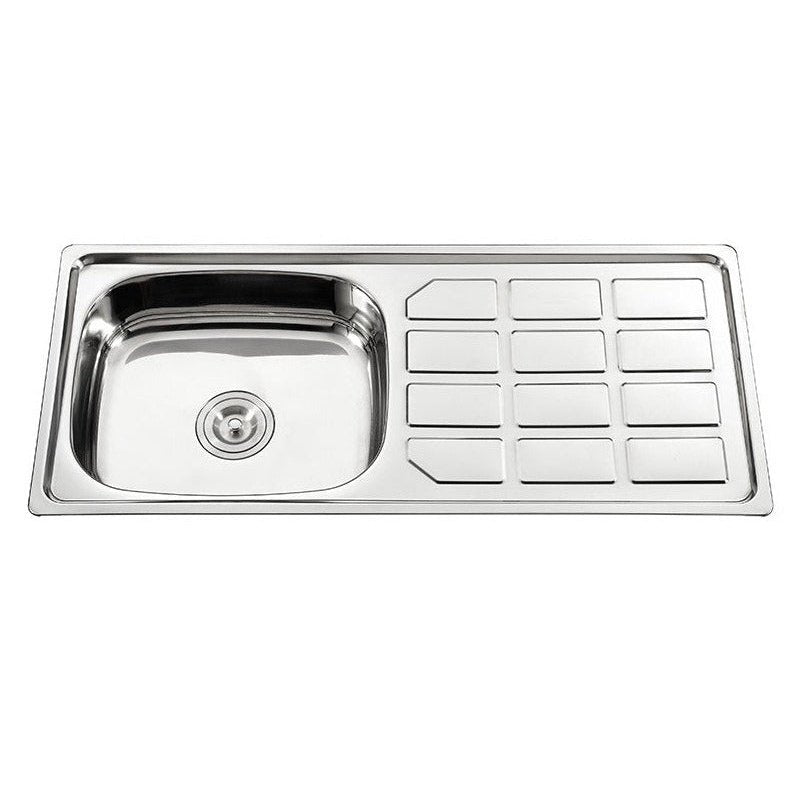 Buy MaxTen Stainless Steel Single Bowl Kitchen Sink with Drainboard - S7540B | Shop at Supply Master Accra, Ghana Kitchen Sink Buy Tools hardware Building materials