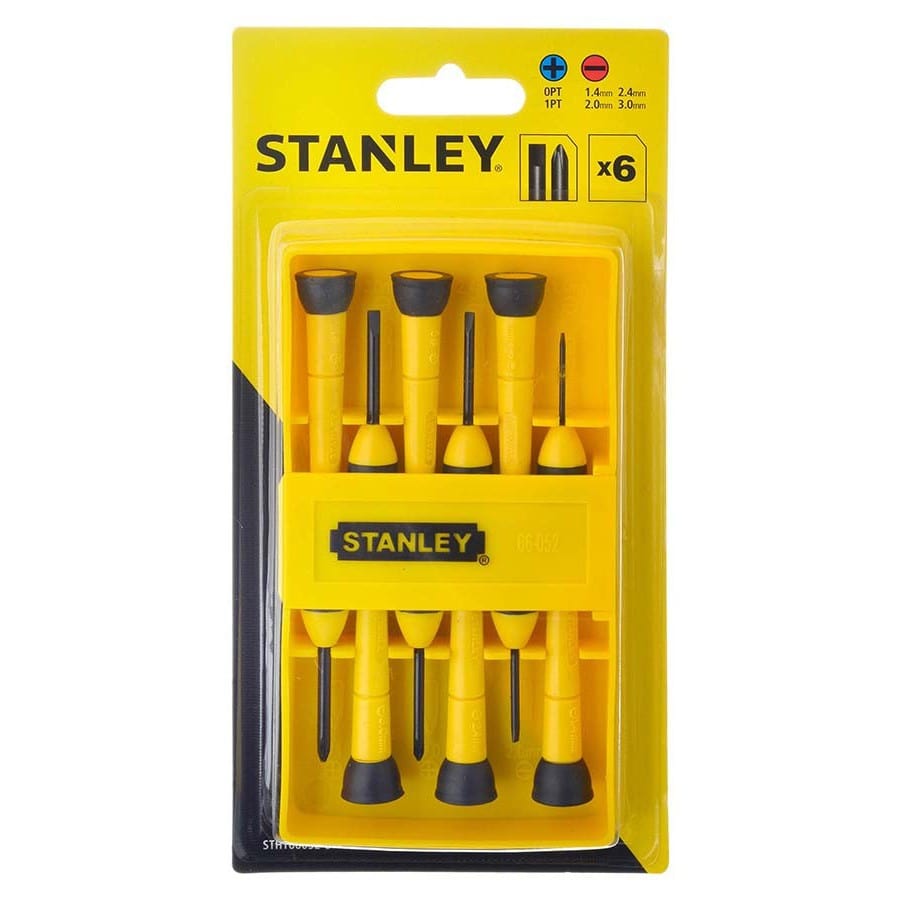 Stanley 6 Pieces Precision Screwdriver Set - STHT66052-8 | Supply Master, Accra, Ghana Level Buy Tools hardware Building materials