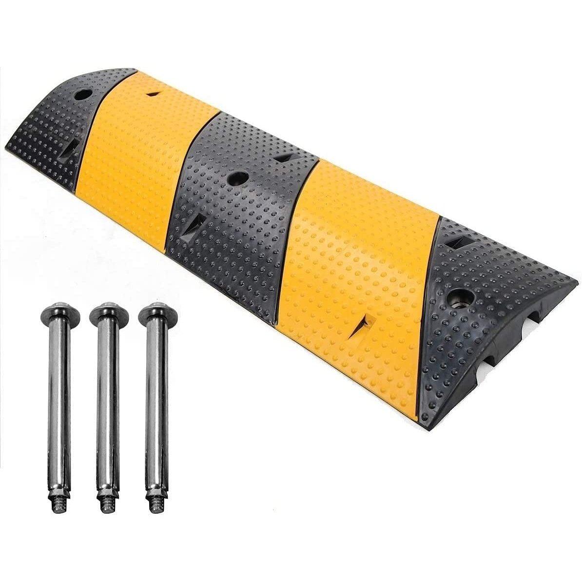 Get a Rubber Speed Bump with Channel Cable Protector on Supply Master Ghana, Accra for Safe Traffic Management | Supply Master | Accra, Ghana Safety Barriers 2 Channels Buy Tools hardware Building materials