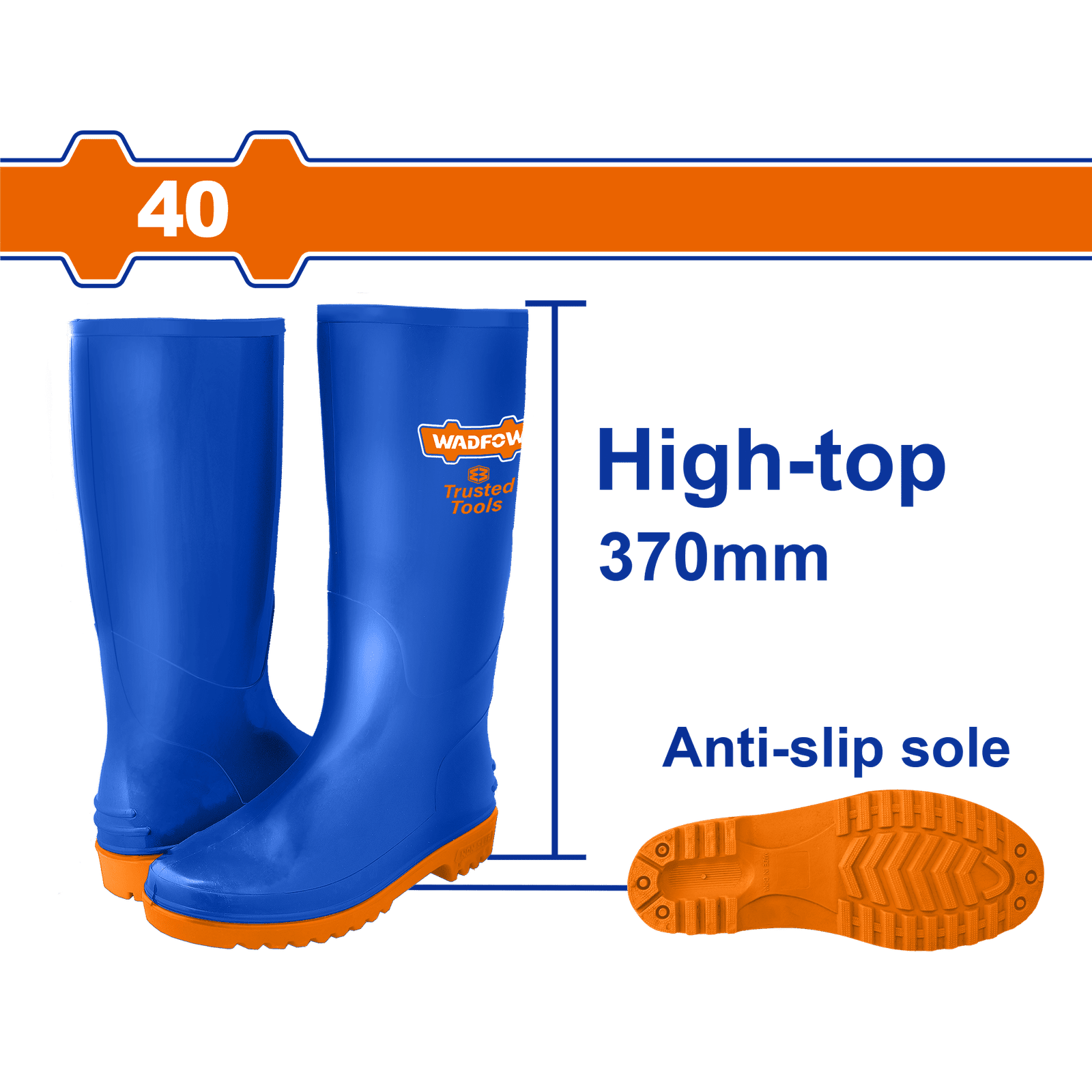Shop Wadfow Rain Wellington Boots Online in Accra, Ghana | Supply Master Boots & Footwear Buy Tools hardware Building materials