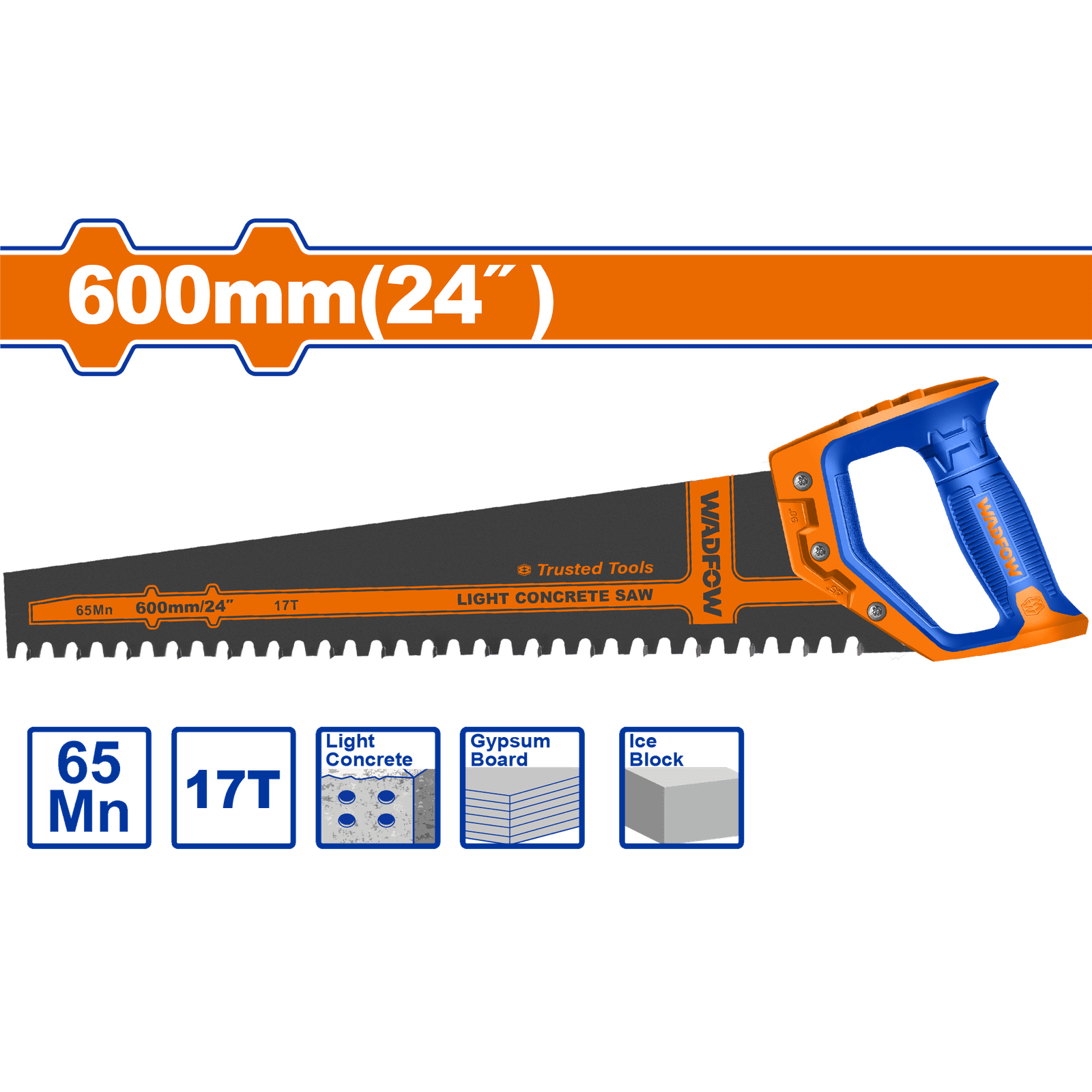 Wadfow 24" Light Concrete Hand Saw - WHW9124 | Supply Master | Accra, Ghana Hand Saws & Cutting Tools Buy Tools hardware Building materials