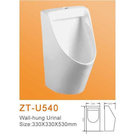 Buy Zotto Wall Hung Urinal 330x330x530mm - ZT-U540 | Shop at Supply Master Accra, Ghana Toilet & Urinal Buy Tools hardware Building materials