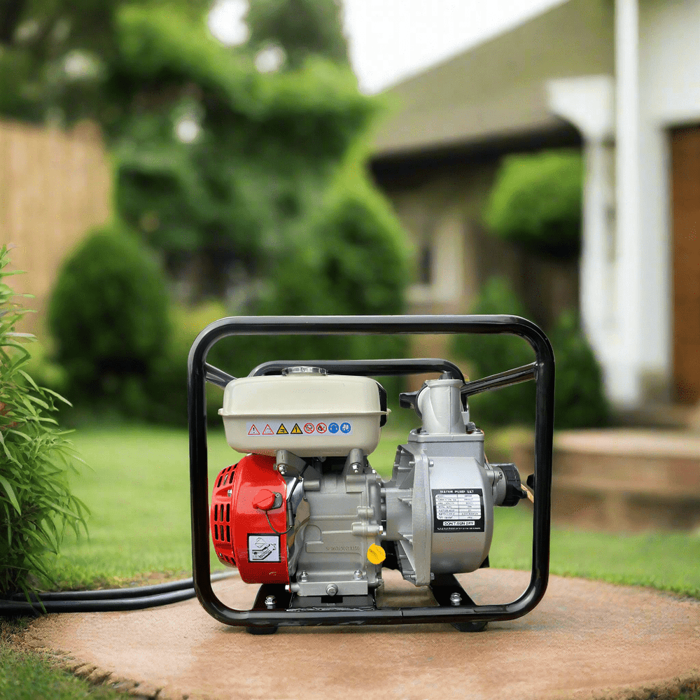 Supply Master Gasoline Water Pump High-Capacity 5.5HP Industrial Gasoline Water Pump- 2" & 3"