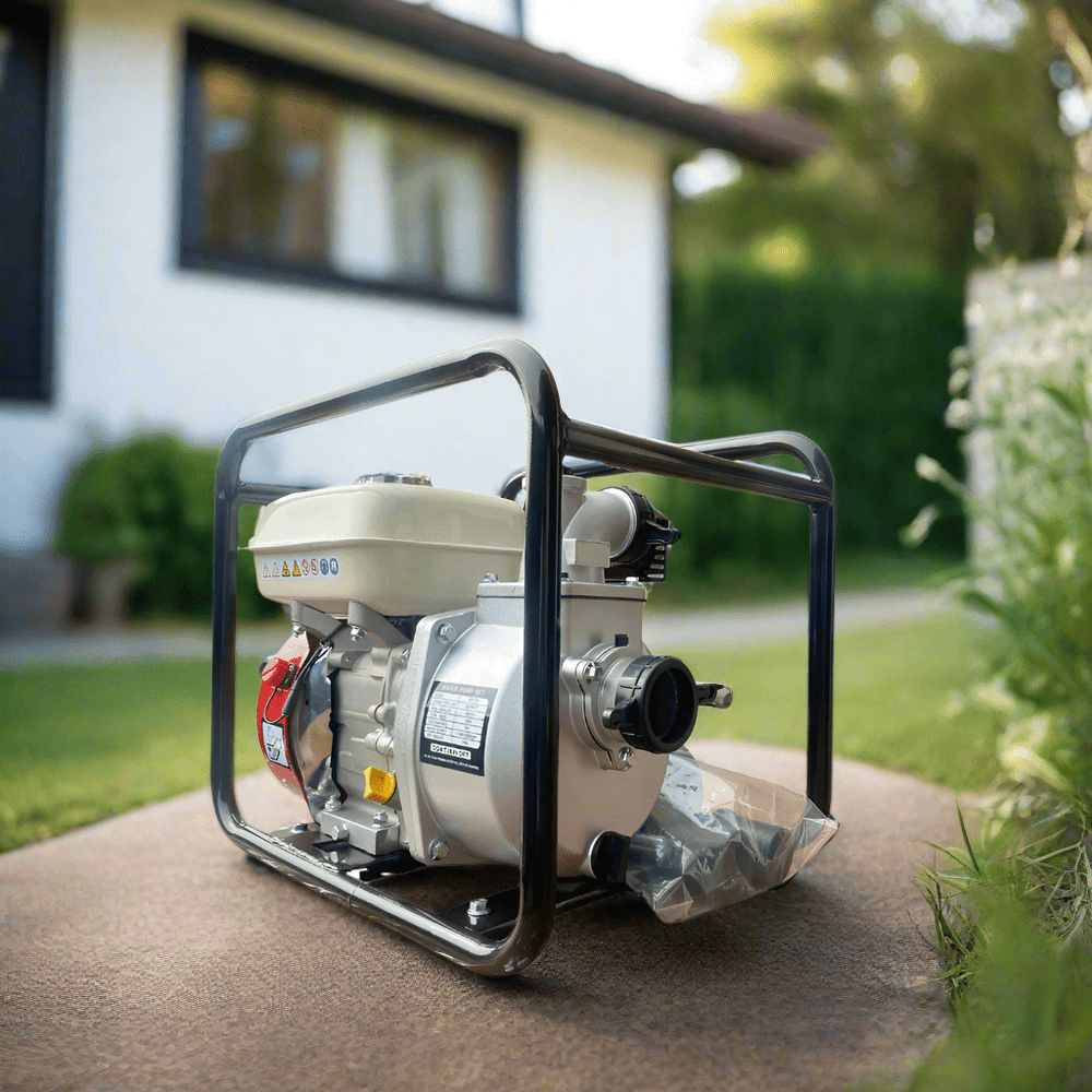 Supply Master Gasoline Water Pump High-Capacity 5.5HP Industrial Gasoline Water Pump- 2" & 3"