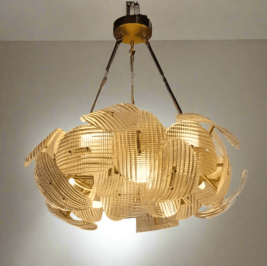 Supply Master Pendant & Chandeliers Luxury G9 Glass Mold Chandelier