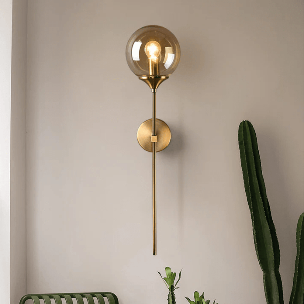 Supply Master Pendant & Chandeliers Nordic Gold Glass Wall Lamp