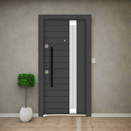 Supply Master Security Doors Turkish Luxury Steel Surface Exterior Security Door - CK-23