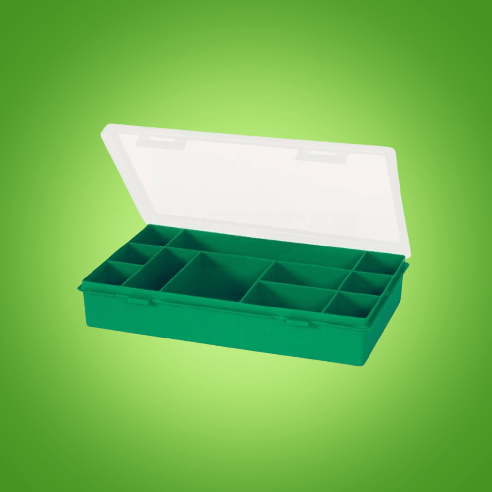 Tayg Tool Boxes Bags & Belts Tayg Plastic Tools Case With Fixed Dividers 12-11 - 061103