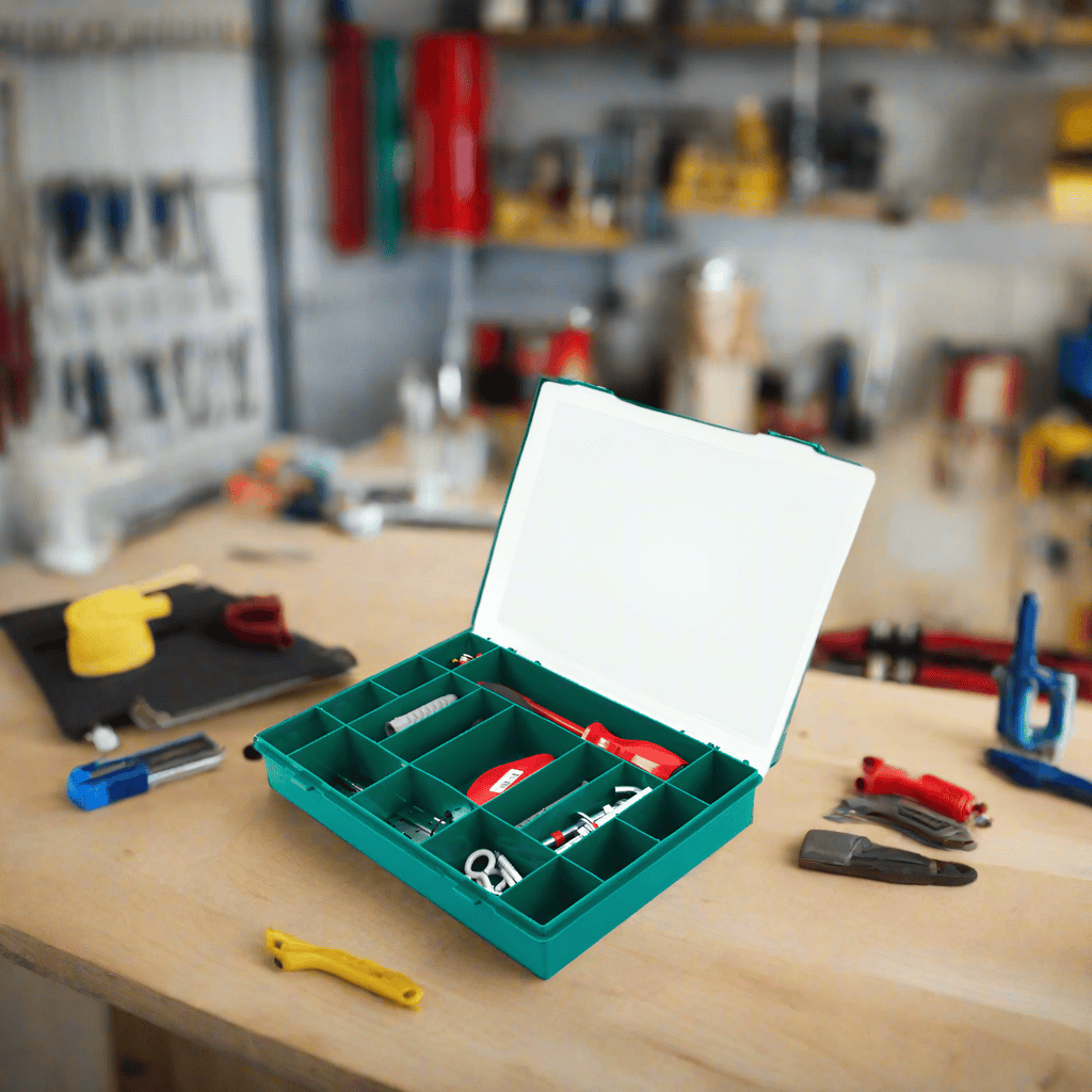 Tayg Tool Boxes Bags & Belts Tayg Plastic Tools Case With Fixed Dividers 13-17 - 071102