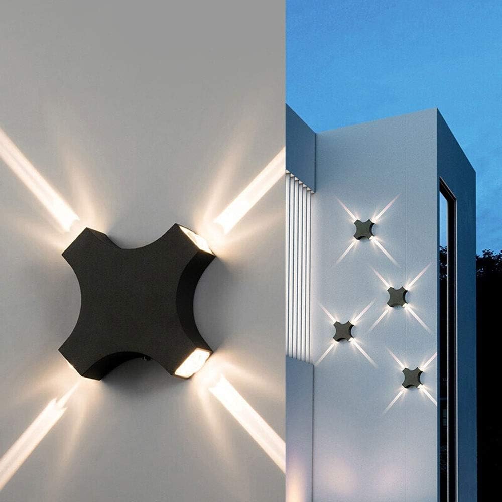 TDC Lights Lamps & Lightings LED Cross 4-Way Wall Light 3W - HY-W8002