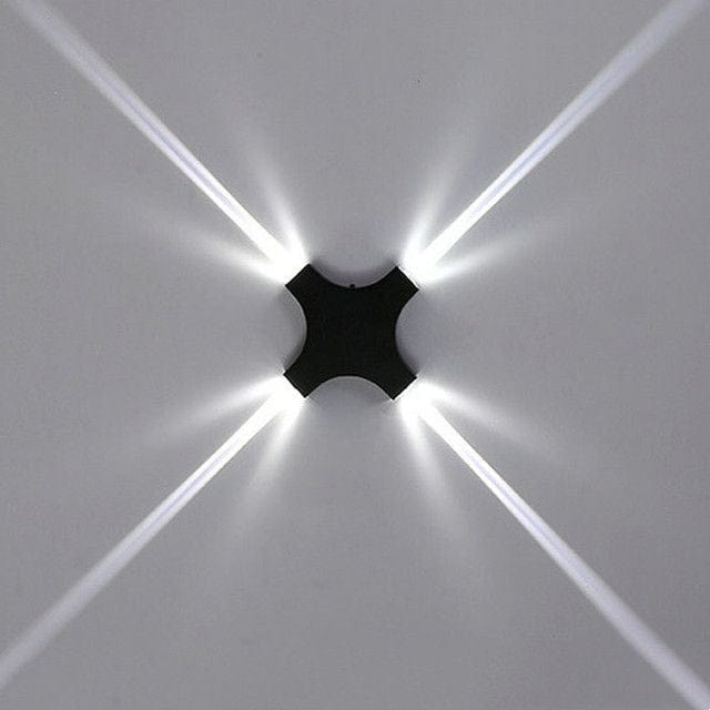 TDC Lights Lamps & Lightings LED Cross 4-Way Wall Light 3W - HY-W8002