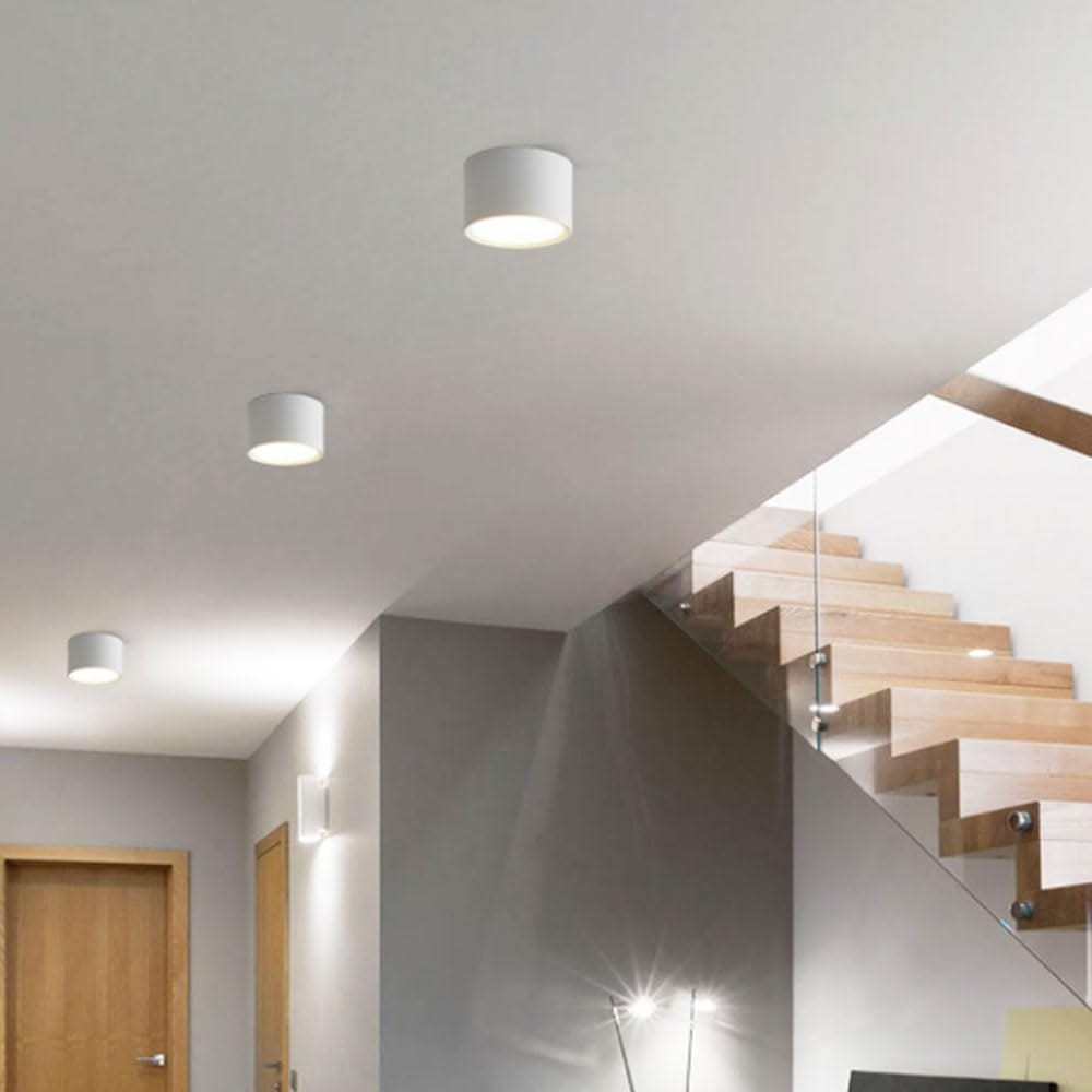 TDC Lights Lamps & Lightings LED Natural White Surface Mounted Downlight 7W 4500K White/Black- JS-A14 & JS-A13