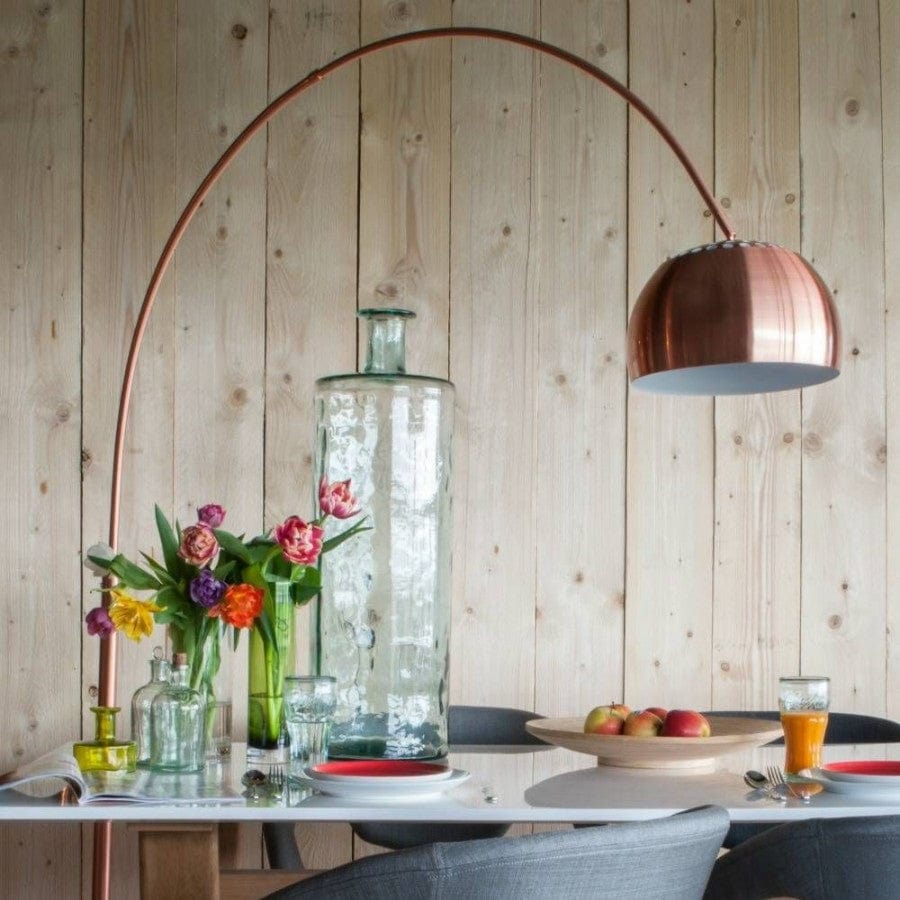 TDC Lights Lamps & Lightings Modern Copper Arch Floor Standing Lamp Light - A50