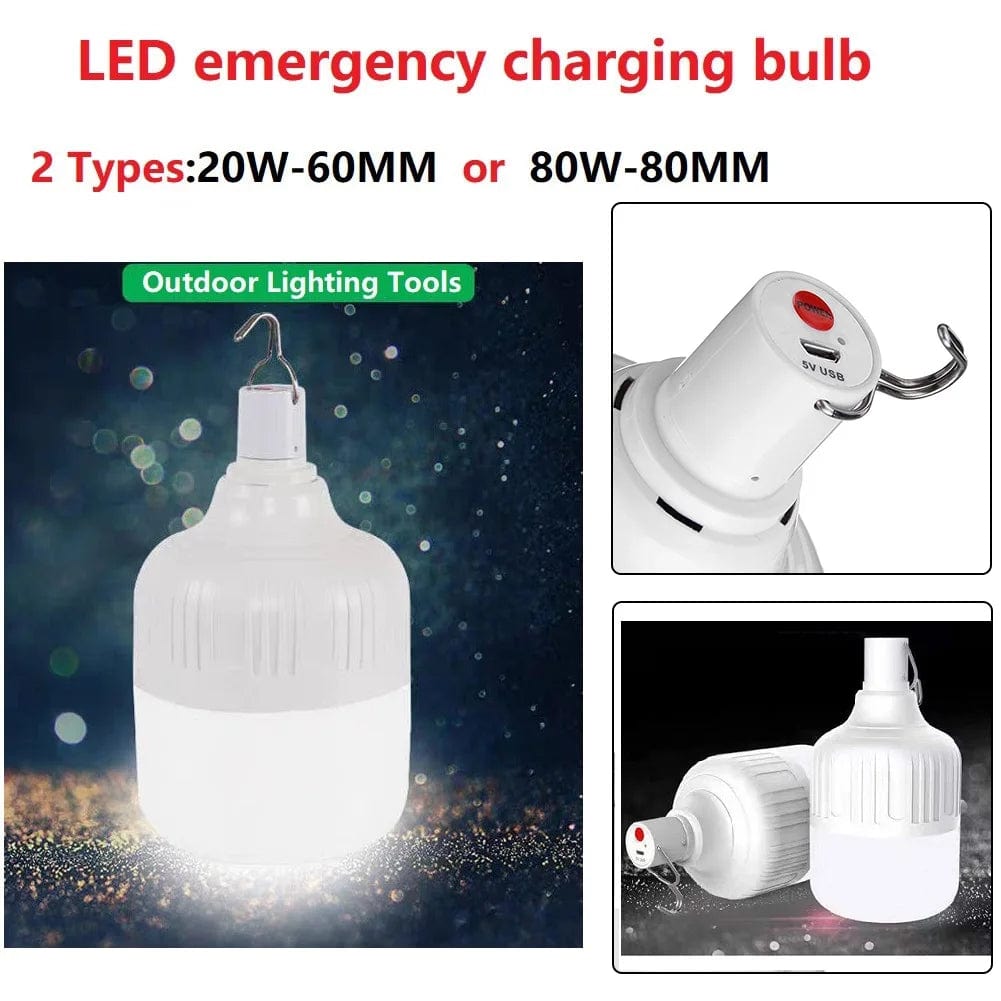 TDC Lights Lamps & Lightings Rechargeable Portable Light Bulb 30W 3600mAh - FY-04