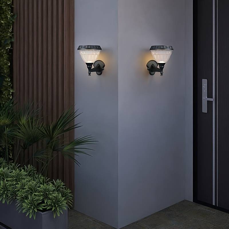 TDC Lights Lamps & Lightings Waterproof Solar Post Pillar Wall Lamp Light - PH-YZO02W