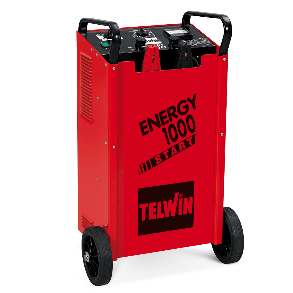 Telwin Automotive Accessories & Maintainenance Telwin Energy 1000 Start Professional 12V/24V Battery Charger & Starter, 1000A, 230/400V - TEL-829008