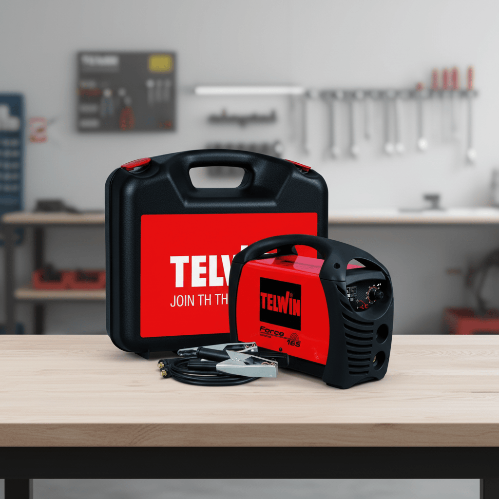 Telwin Welding Machine & Accessories Telwin Force 165 Professional 150A MMA DC Inverter Welding Machine with Carry Case - TEL-815857