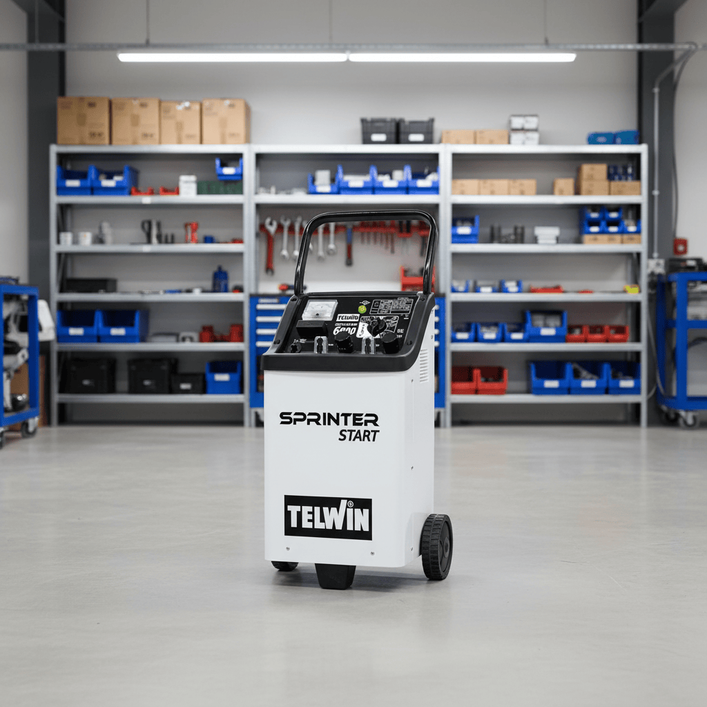 Telwin Booster Cable & Battery Charger Telwin Sprinter 6000 Start Battery Charger & Starter 12V/24V, 570A - TEL-829392